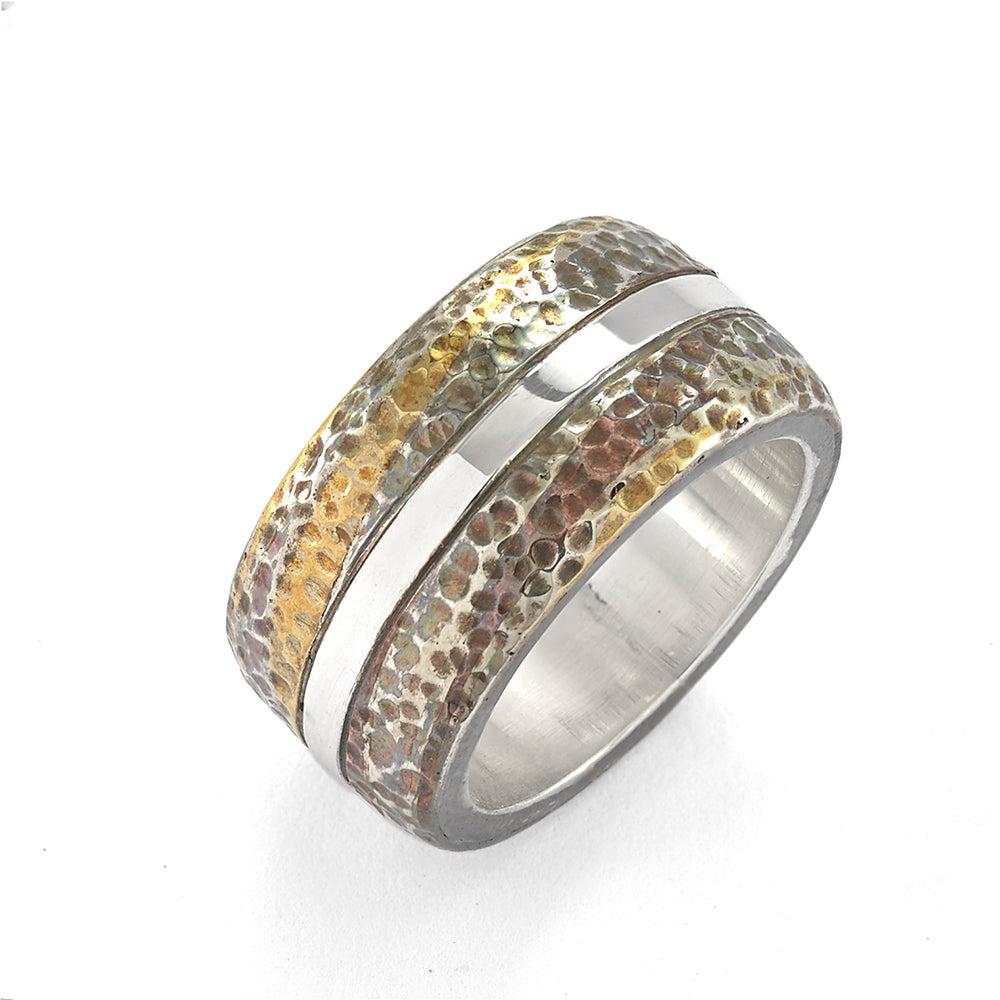 Mokume Gane, mokume-gane, Reva Jewellery