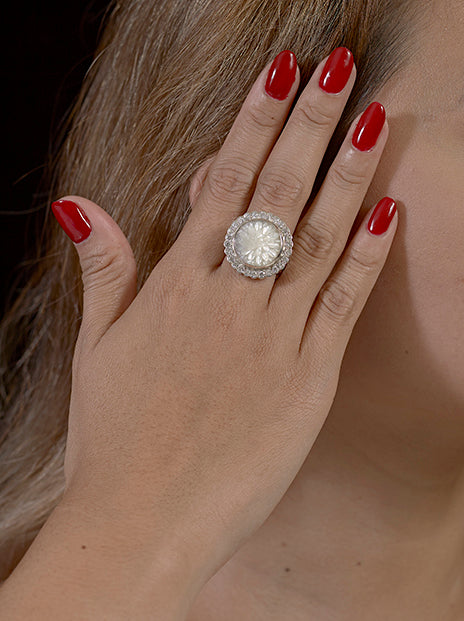 Ally Dahlia Ring - Reva Jewellery