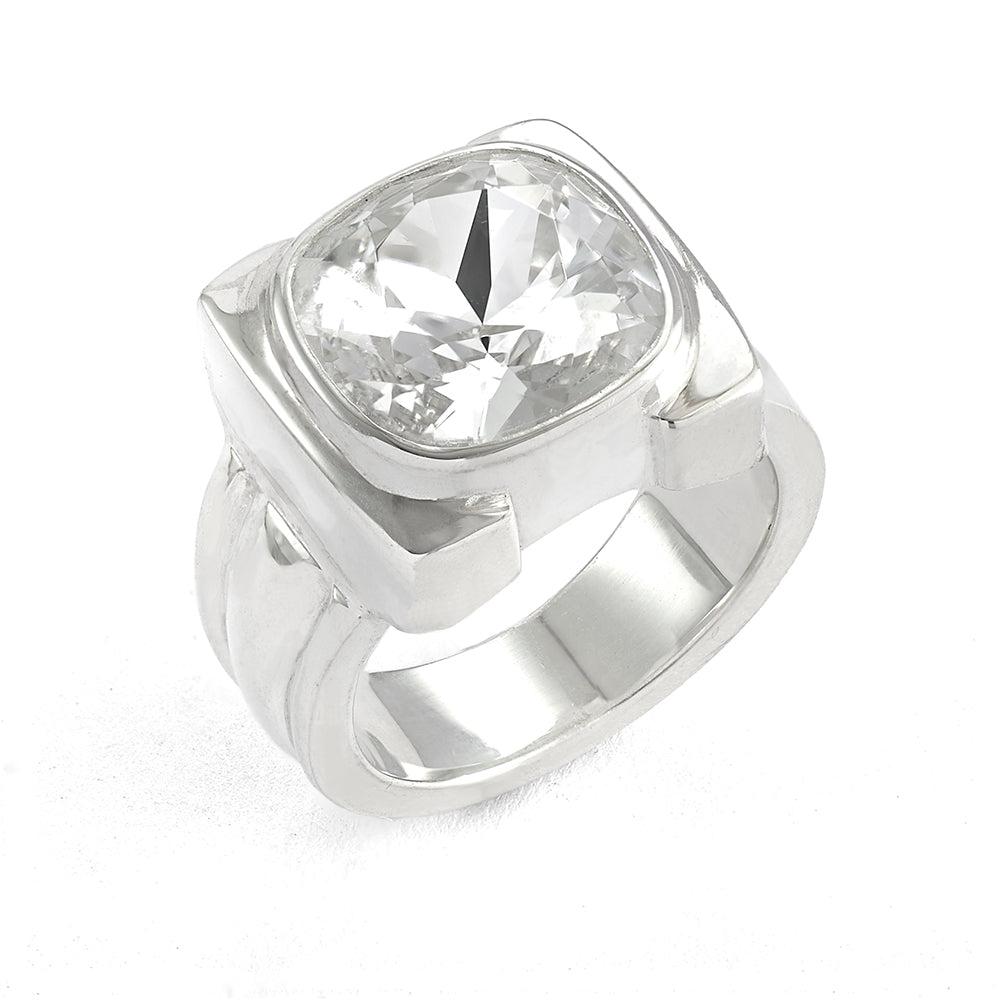 Atik Square Ring - Reva Jewellery