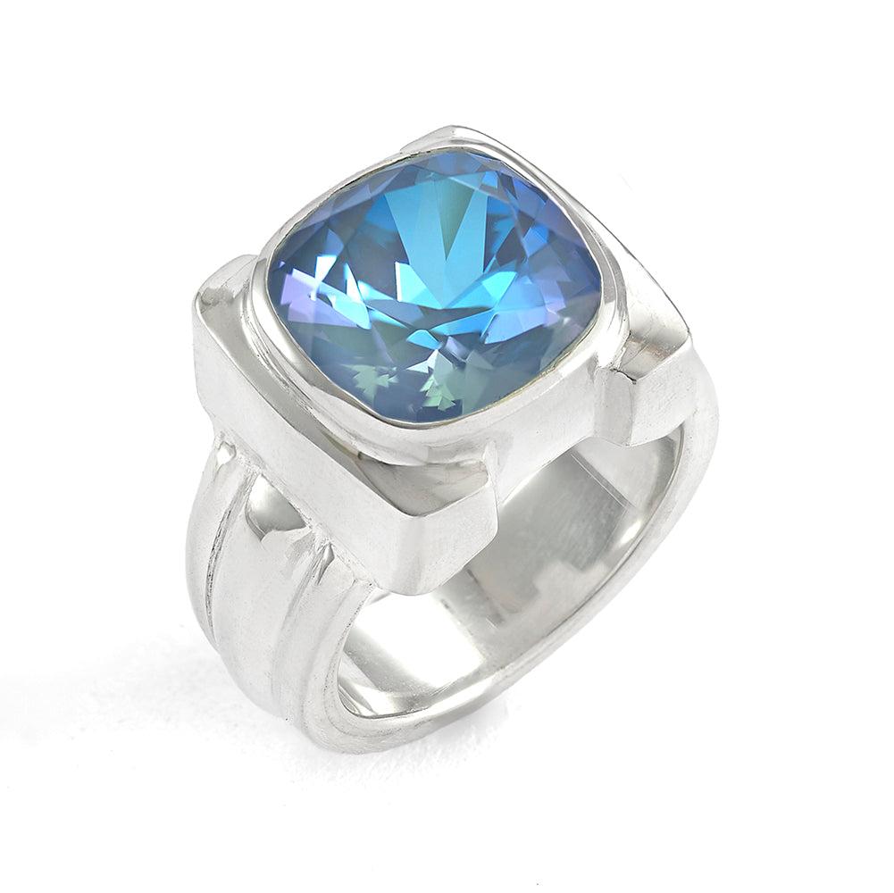 Atik Square Ring - Reva Jewellery