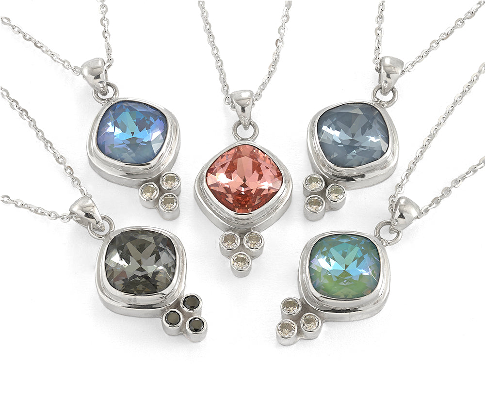 Three Little Stones Necklace - Reva Jewellery