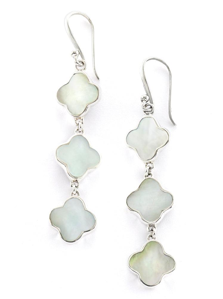Clover Chandelier Earrings - Reva Jewellery