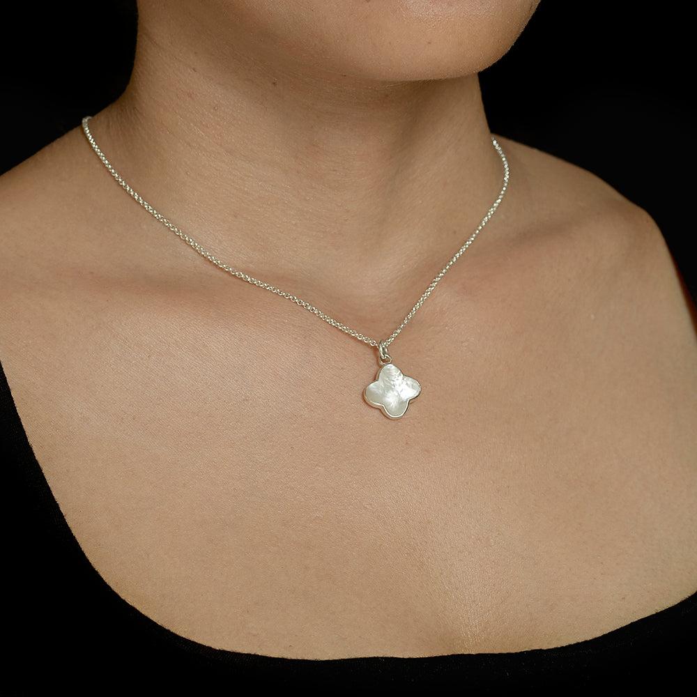Clover One Necklace - Reva Jewellery