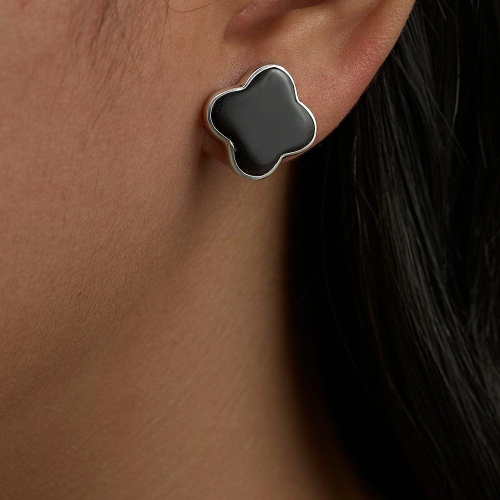 Clover Stud Earrings - Reva Jewellery