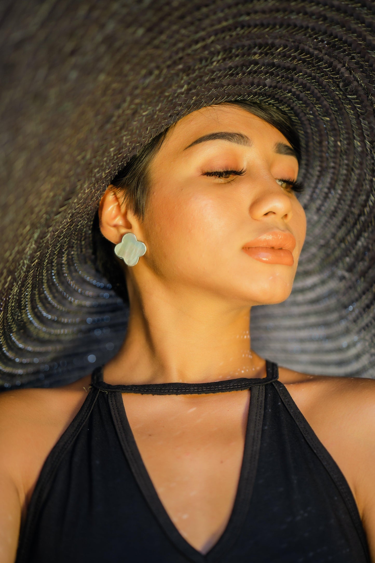 Clover Stud Earrings - Reva Jewellery