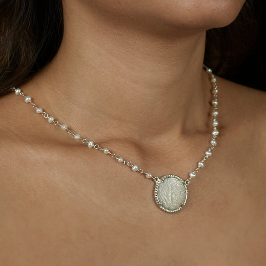 Jemma Butterfly Mother of Pearl Necklace - Reva Jewellery