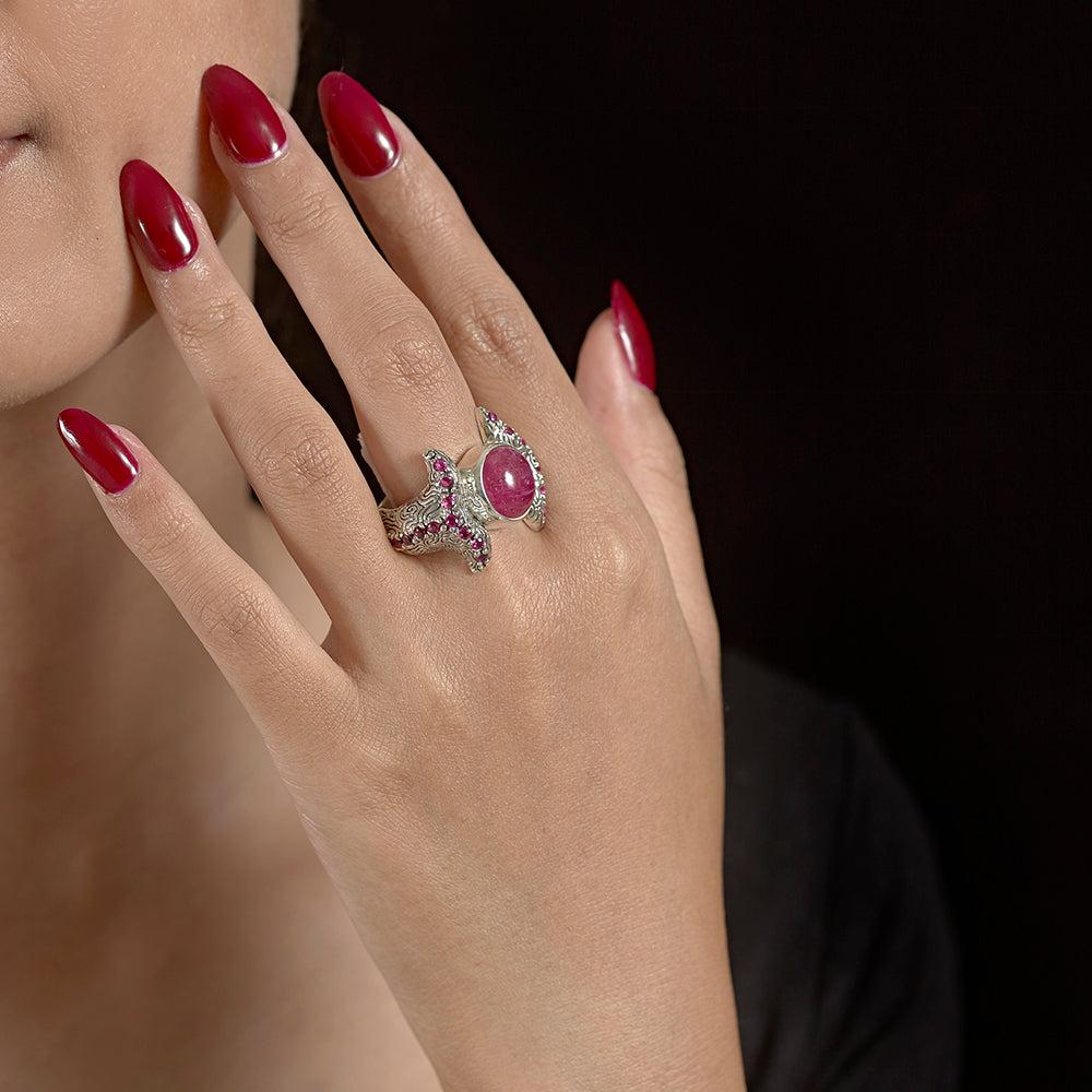 Keris Ring Ruby - Reva Jewellery