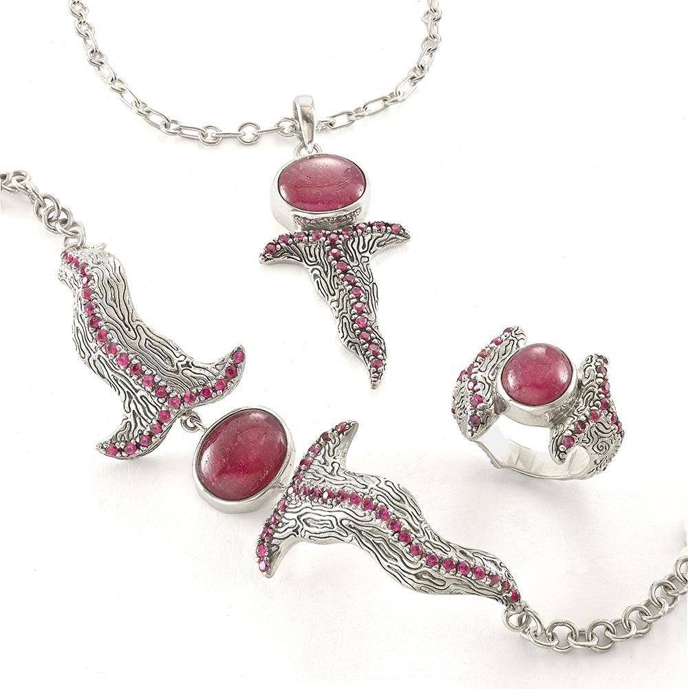 Keris Ring Ruby - Reva Jewellery