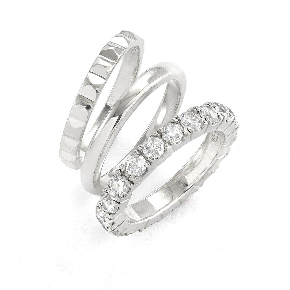 Reina Stack Rings - Reva Jewellery
