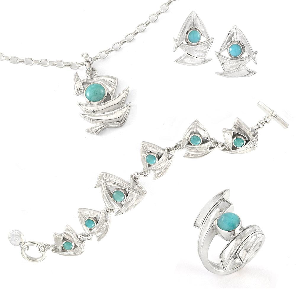 Sails of Bali Earrings - Reva Jewellery
