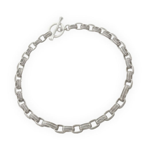 Valerian Deco Link Necklace - Reva Jewellery