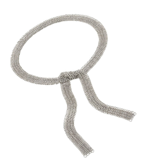 Yas Mesh Scarf Necklace - Reva Jewellery