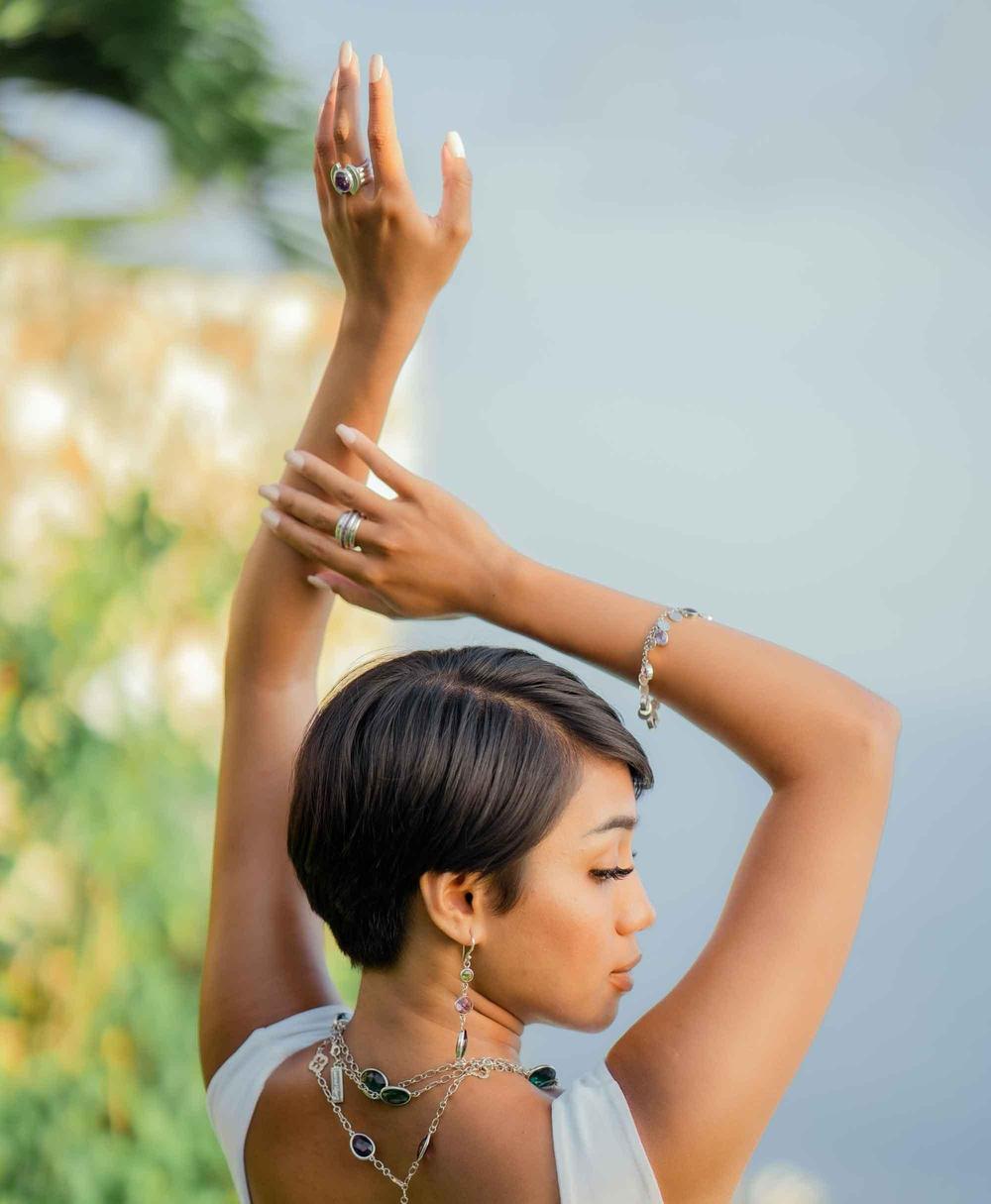 Atik Deco Amethyst Ring - Reva Jewellery