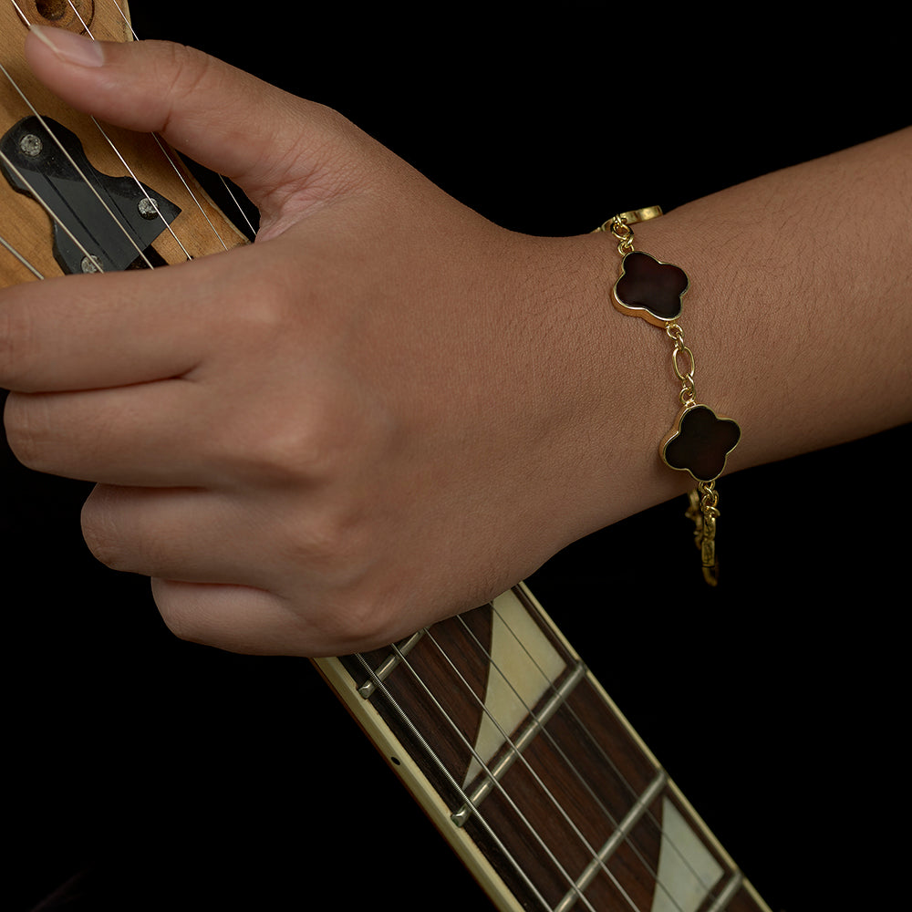 Clover Bracelet Vermeil