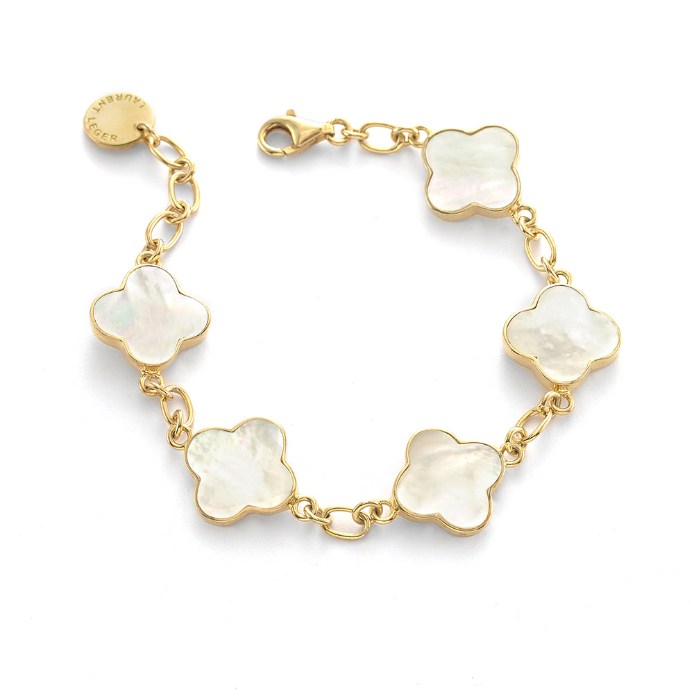 Clover Bracelet Vermeil