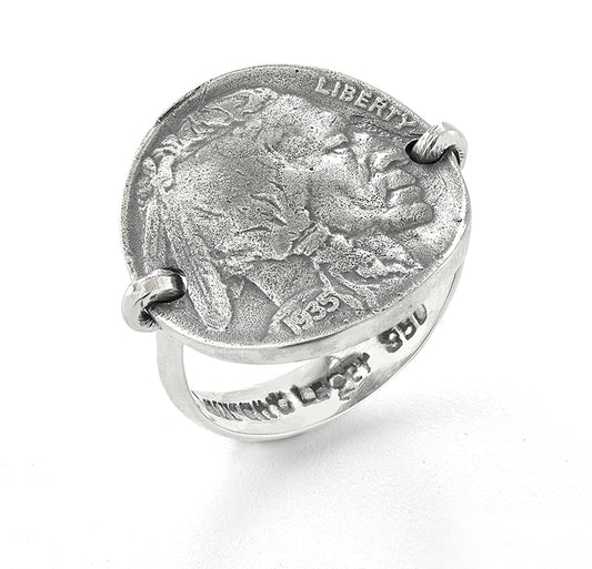 The Buffalo Nickel Ring - Reva Jewellery
