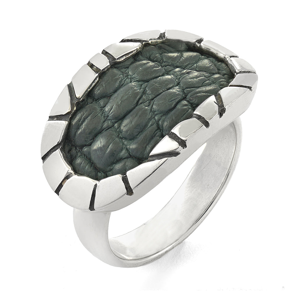 Croc Color Ring - Reva Jewellery