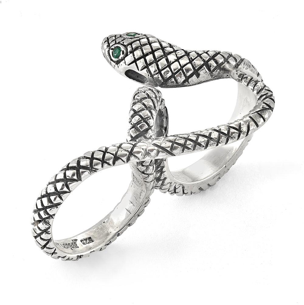 Kaa Snake Ring - Reva Jewellery