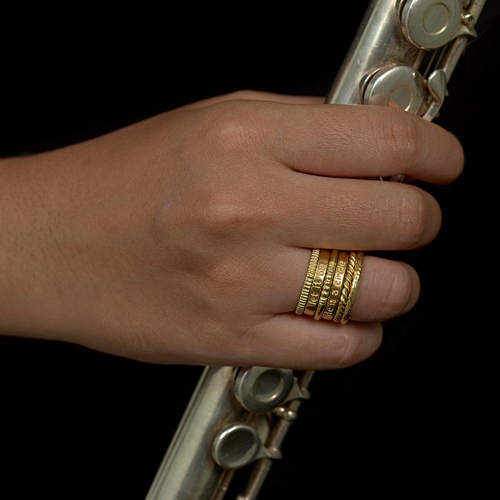 Let It Be Stack Rings - Reva Jewellery