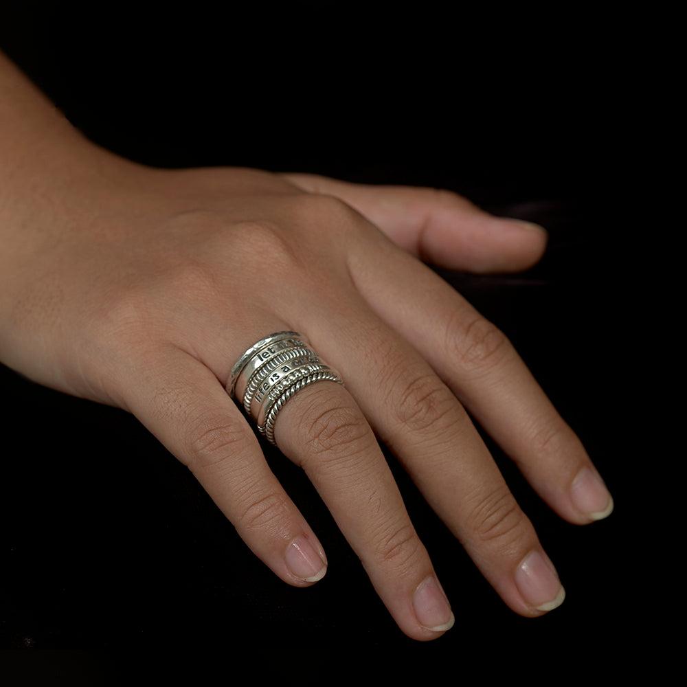 Let It Be Stack Rings - Reva Jewellery