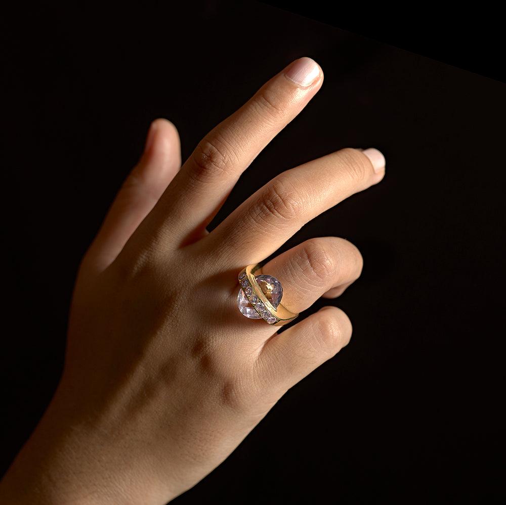 Natty Amethyst Ring - Reva Jewellery