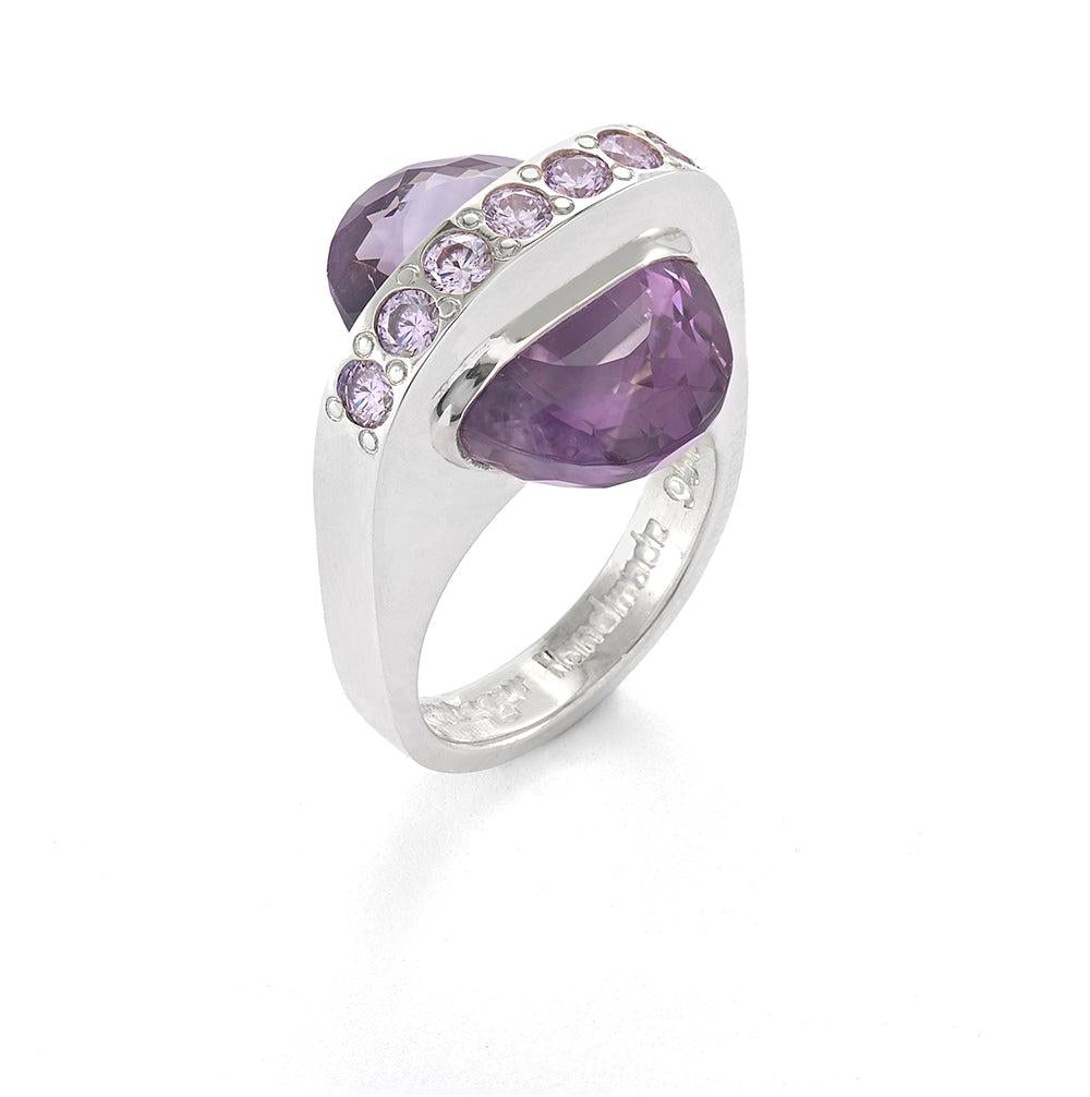 Natty Amethyst Ring - Reva Jewellery
