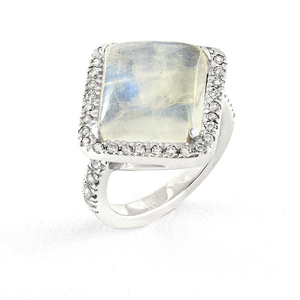 Manon Moonstone Ring - Reva Jewellery