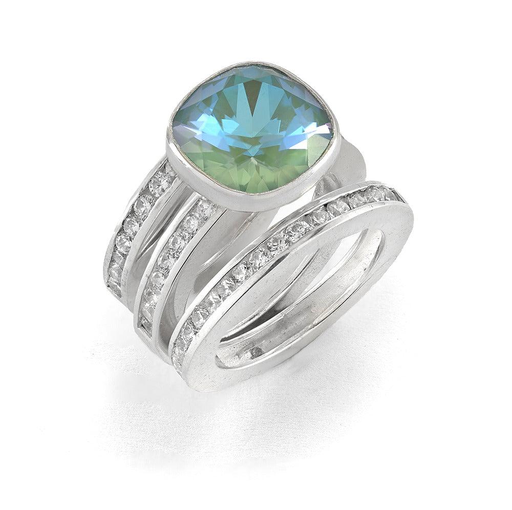 Agata Stack Rings - Reva Jewellery