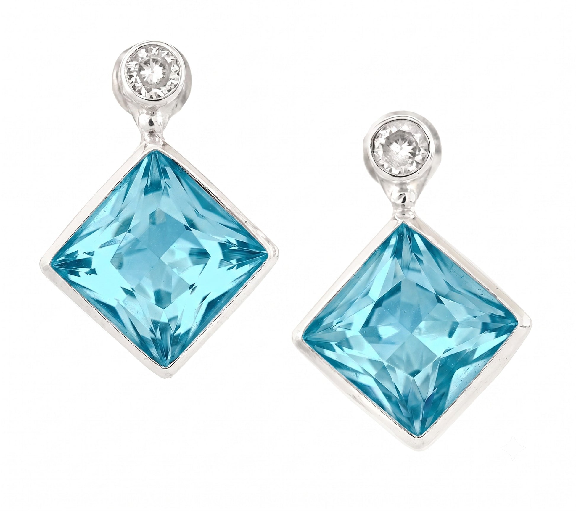Amanda Crystal Earrings - Reva Jewellery
