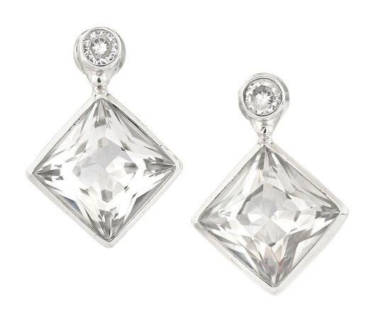 Amanda Crystal Earrings - Reva Jewellery
