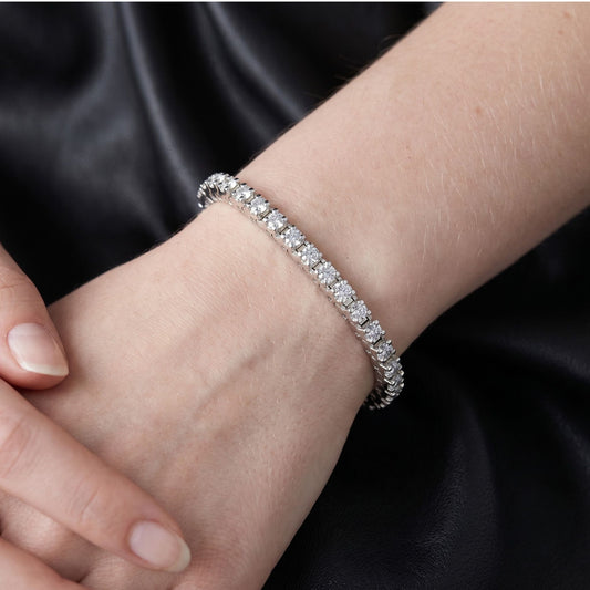 Aster Tennis Bracelet - Reva Jewellery