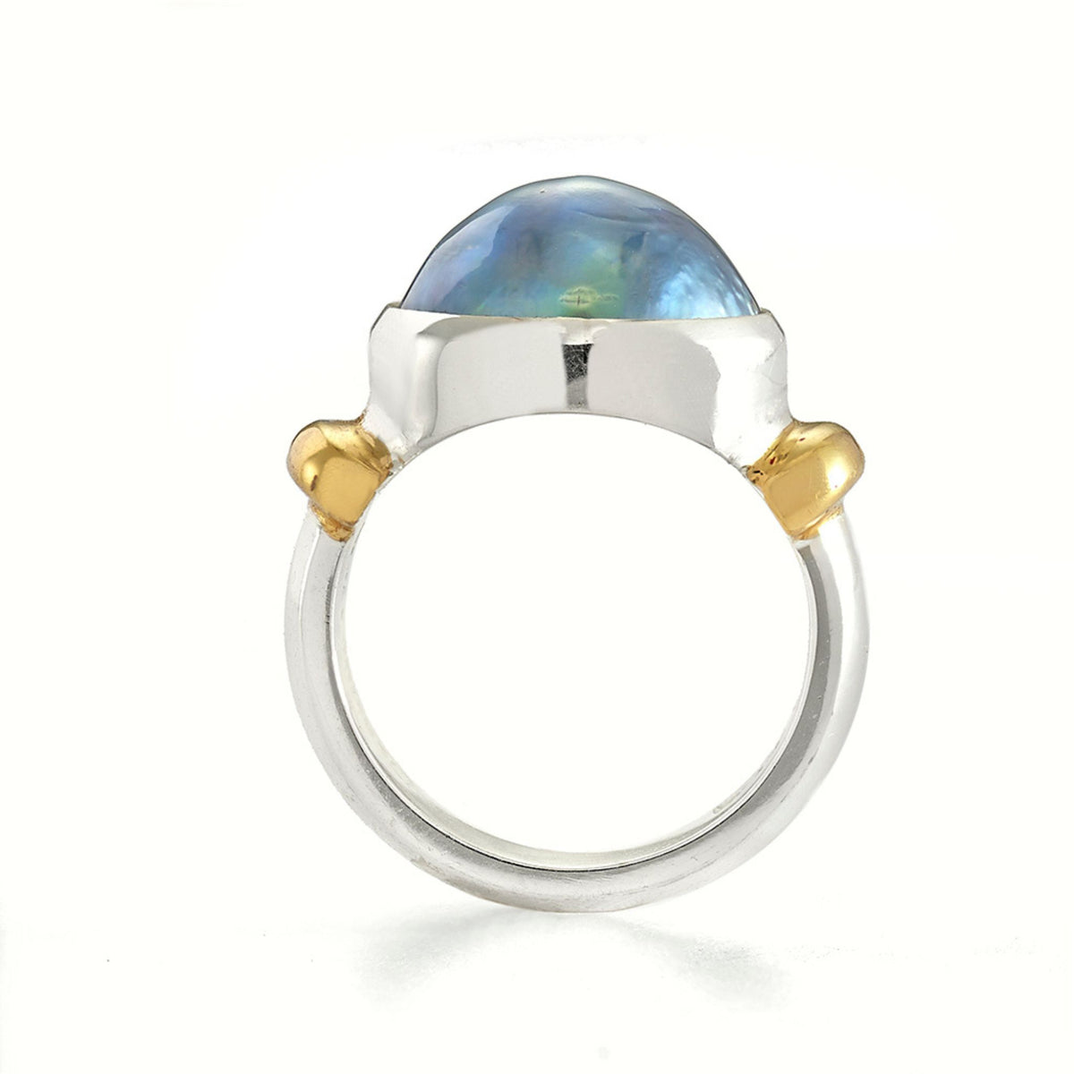 Luna Blue Mabe Ring