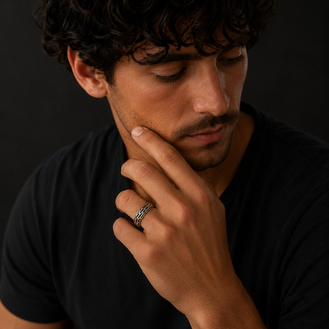 Bark Ring - Reva Jewellery