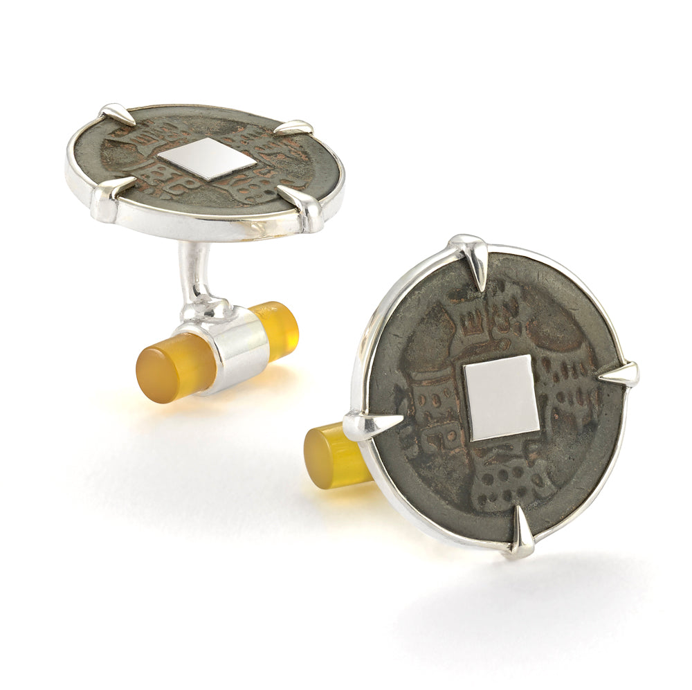Chinese Coin Cufflinks