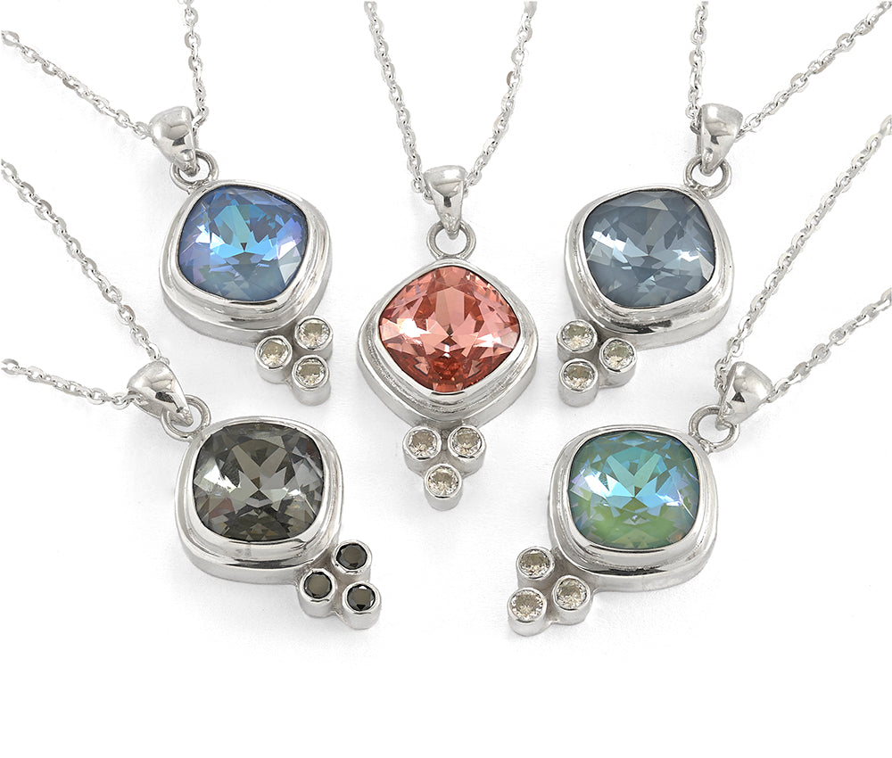Three Little Stones Earrings - Reva Jewellery