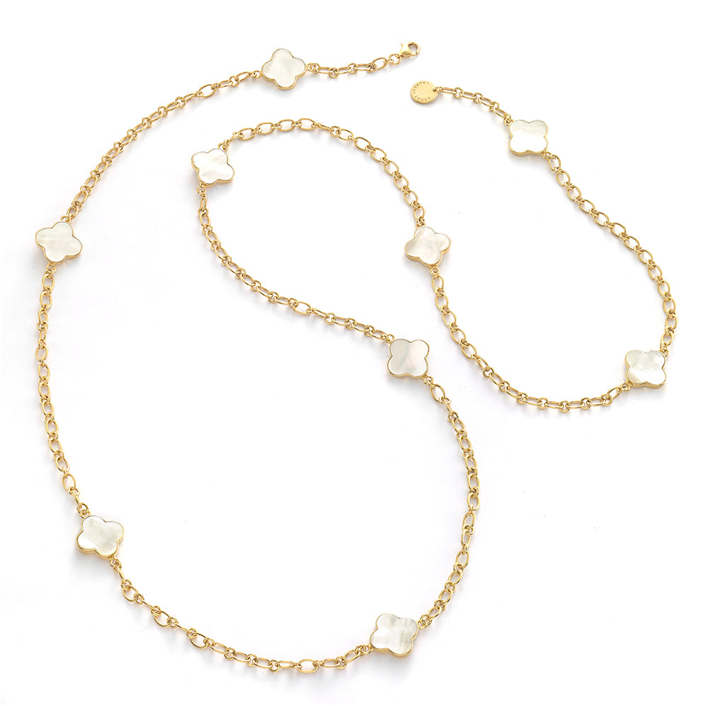 Clover Chain Necklace - Reva Jewellery