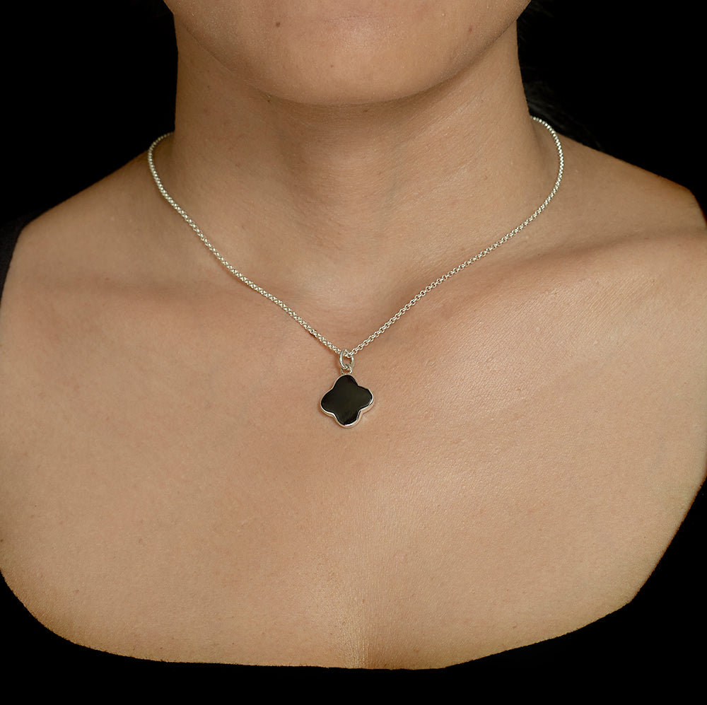 Clover One Necklace - Reva Jewellery