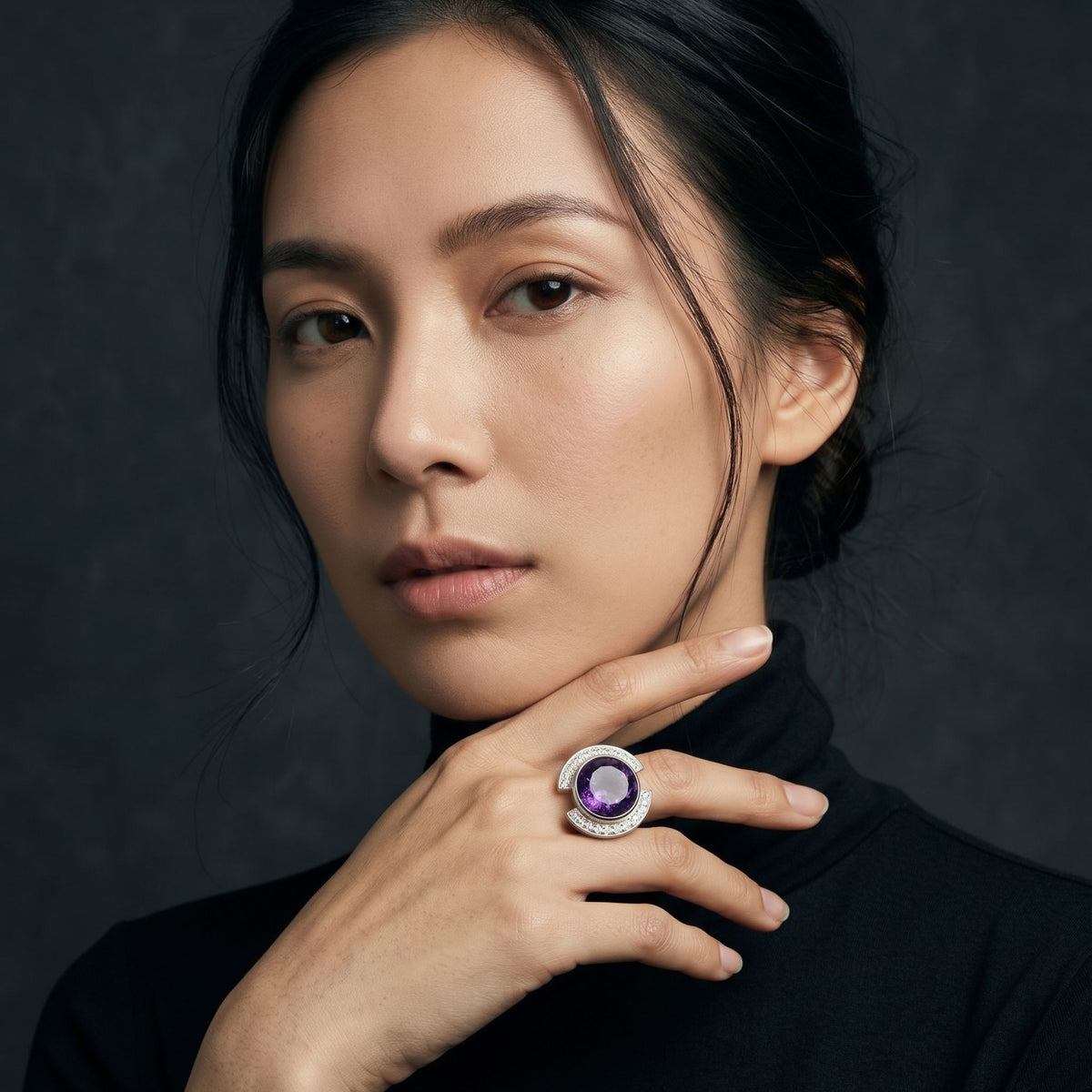 Enigma Amethyst ring