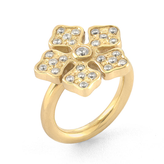 Nina Flower Ring - Reva Jewellery