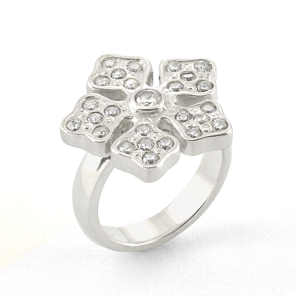 Nina Flower Ring - Reva Jewellery
