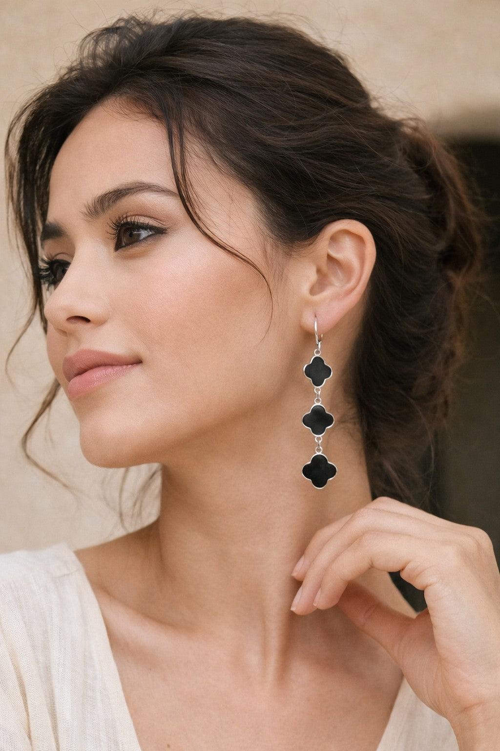 Clover Chandelier Earrings - Reva Jewellery