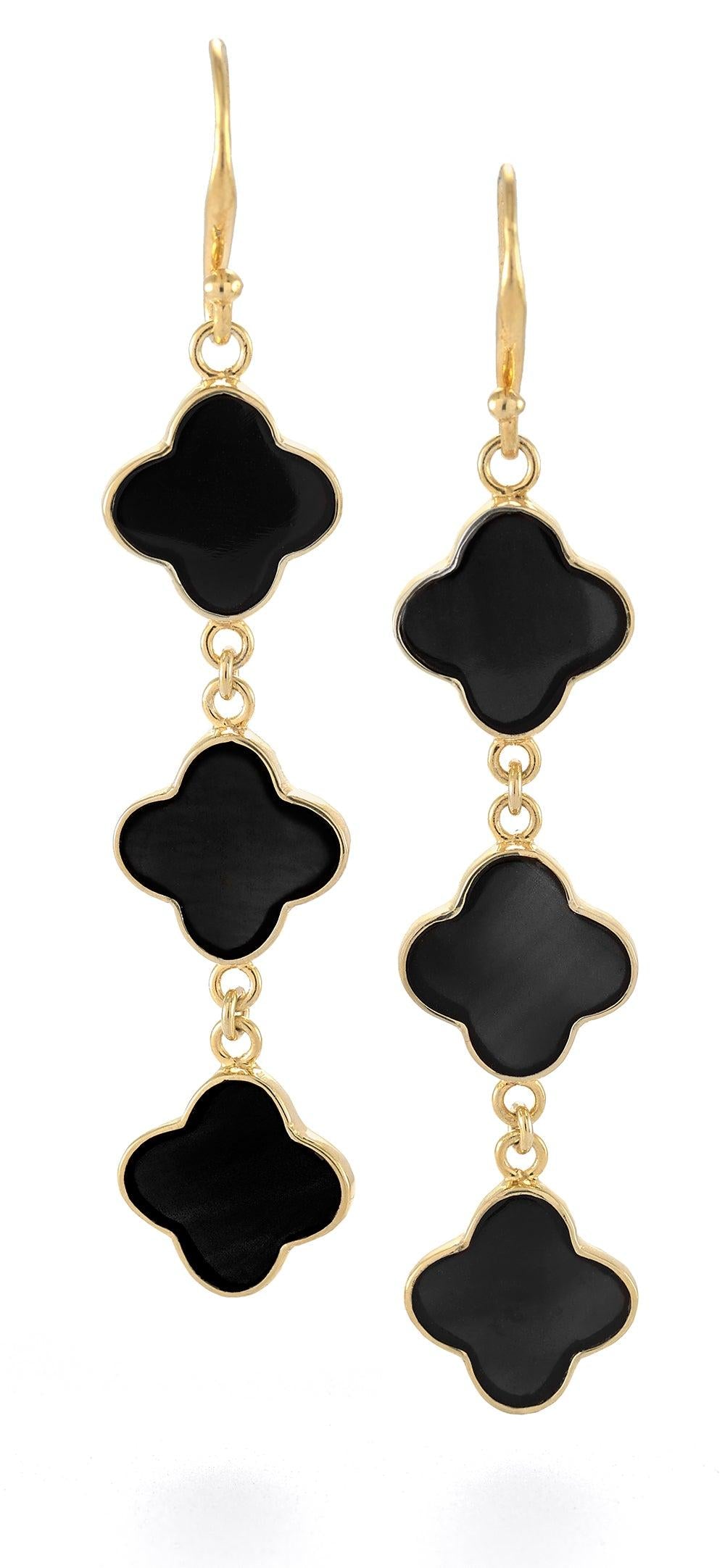 Clover Chandelier Earrings - Reva Jewellery