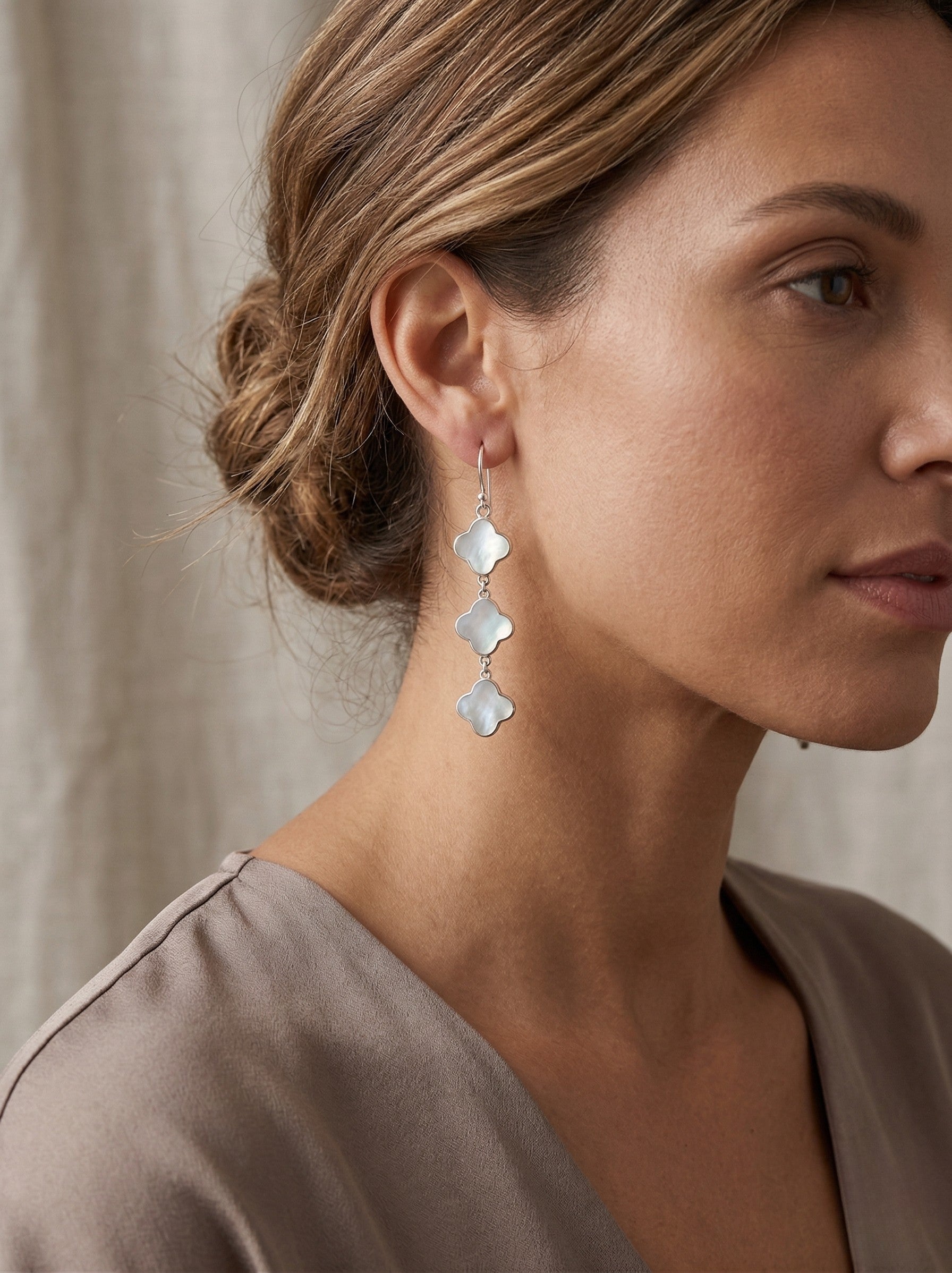 Clover Chandelier Earrings - Reva Jewellery