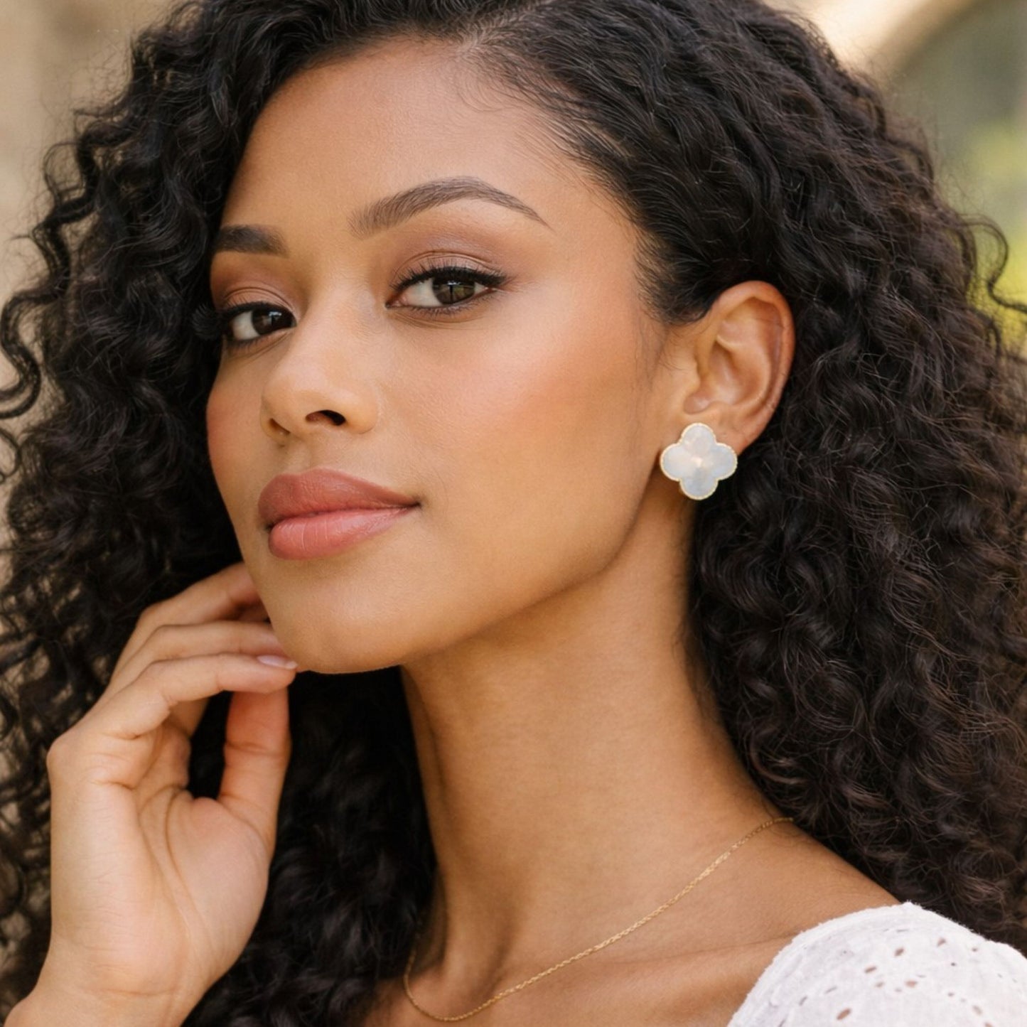 Clover Stud Earrings - Reva Jewellery