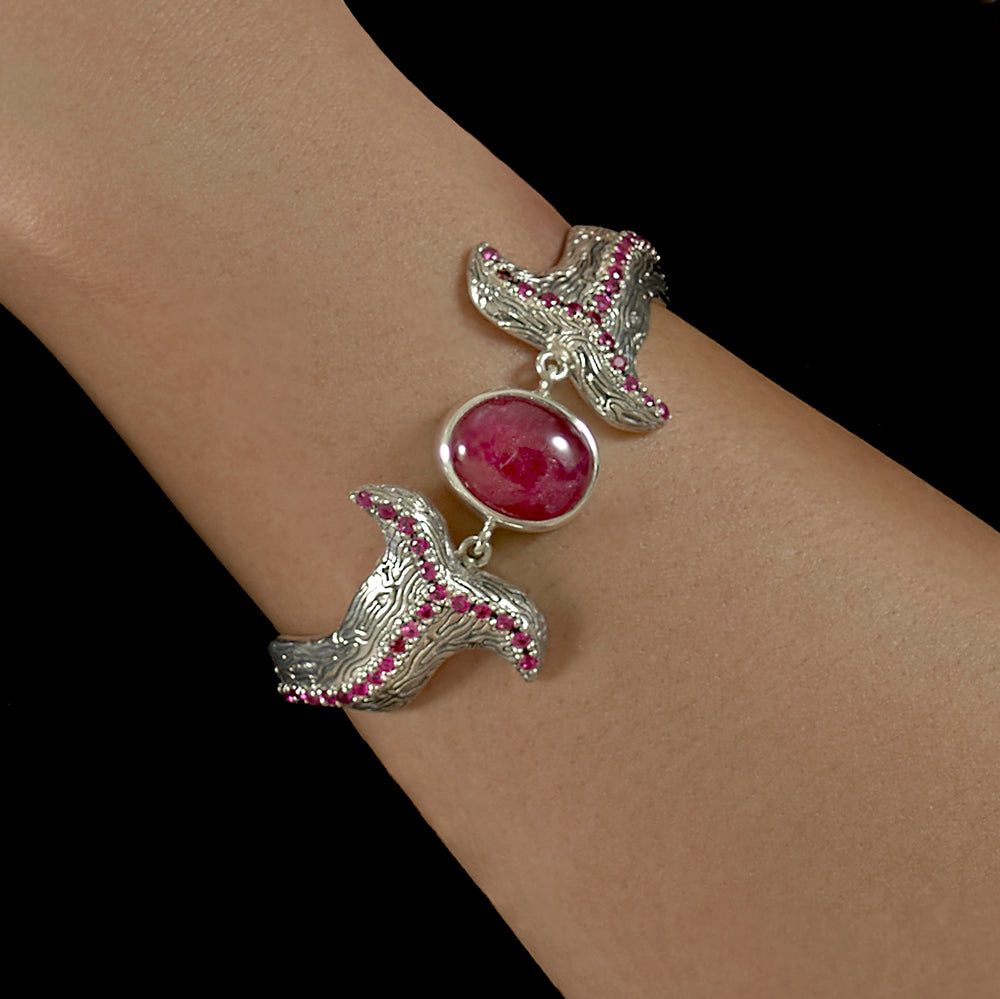 Keris Bracelet Ruby - Reva Jewellery