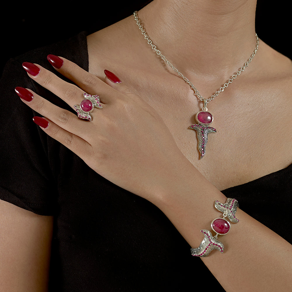 Keris Bracelet Ruby - Reva Jewellery
