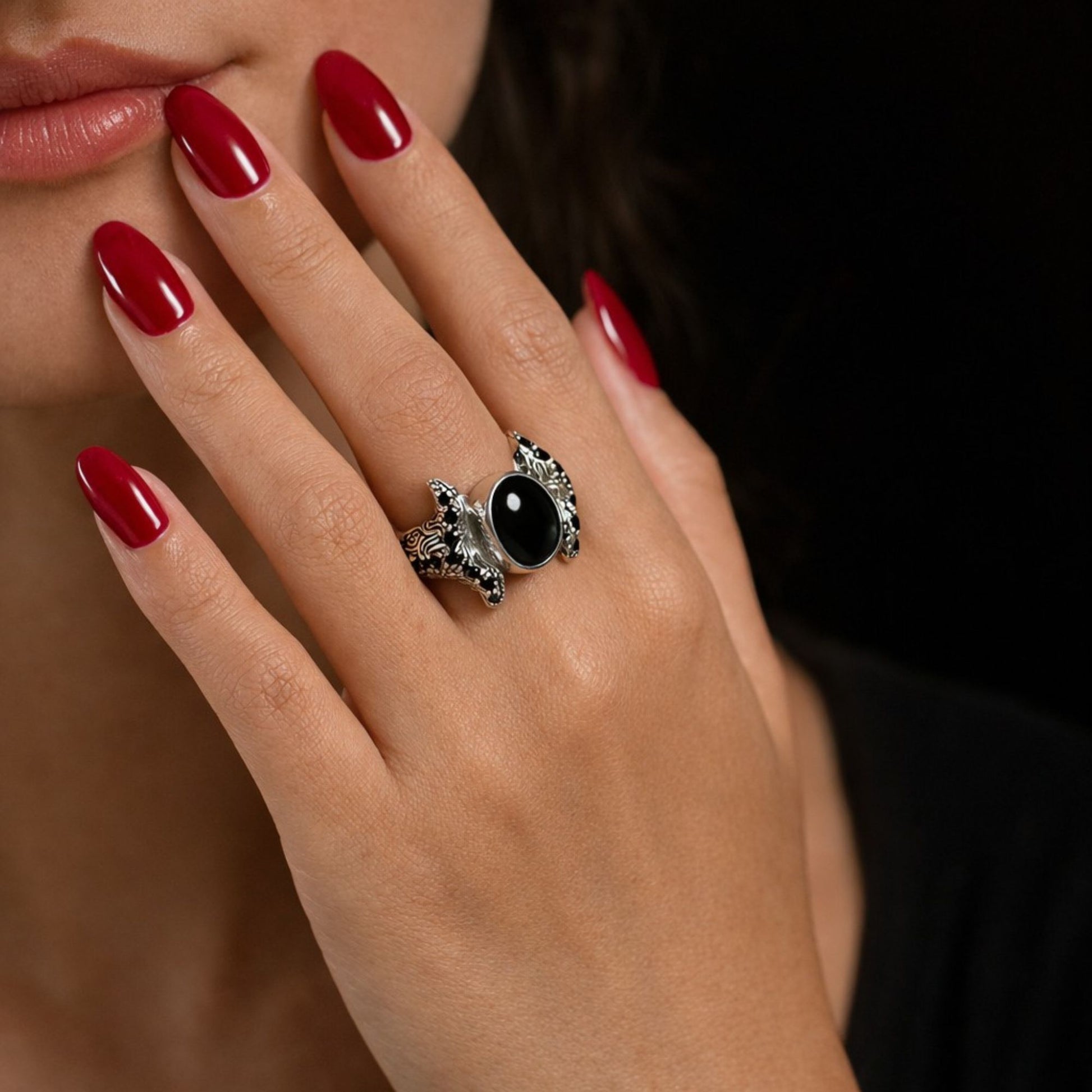 Keris Noir Ring - Reva Jewellery
