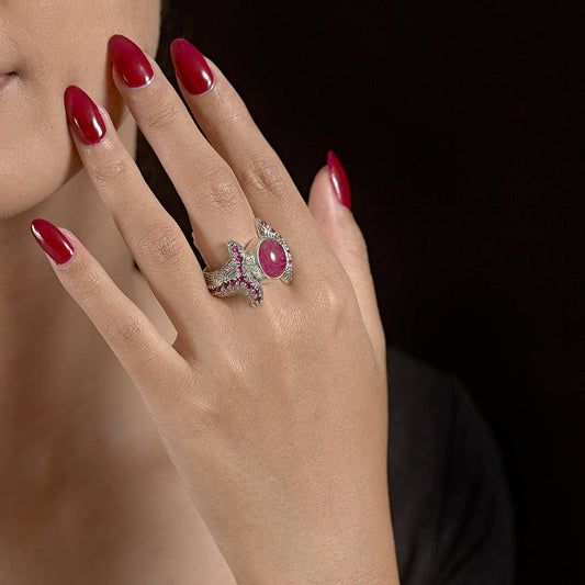 Keris Ring Ruby - Reva Jewellery
