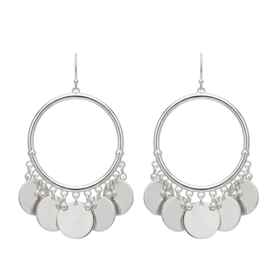 La Gitane Discs Earrings - Reva Jewellery