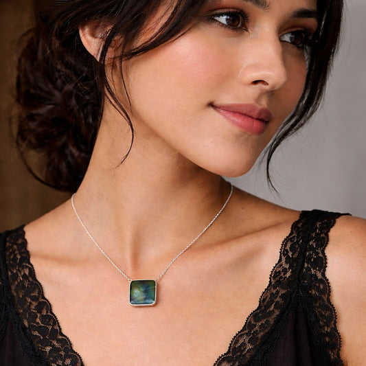Lulu Labradorite Necklace - Reva Jewellery